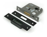 From The Anvil - Black 3" Euro Profile Dead Lock | Sku. 91846 | Trade Door Handles.