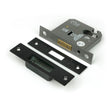 From The Anvil - Black 3" Euro Profile Dead Lock | Sku. 91846 | Trade Door Handles.