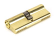 From The Anvil - Lacquered Brass 40/40 Euro Cylinder | Sku. 91855 | Trade Door Handles.
