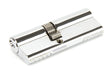 From The Anvil - Polished Chrome 35/45 Euro Cylinder | Sku. 91860 | Trade Door Handles.