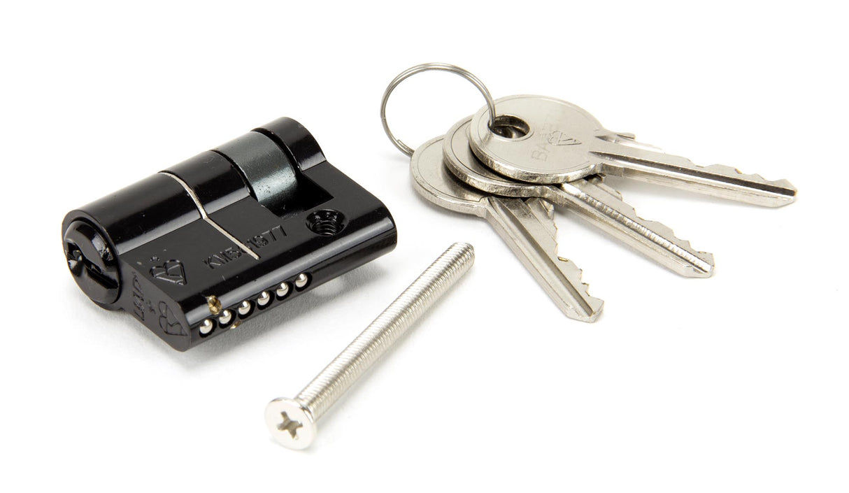 From The Anvil - Black 30/10 6pin Single Cylinder | Sku. 91861 | Trade Door Handles.