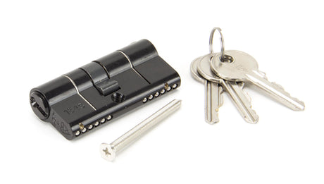 From The Anvil - Black 30/35 6pin Euro Cylinder KA | Sku. 91863 | Trade Door Handles.