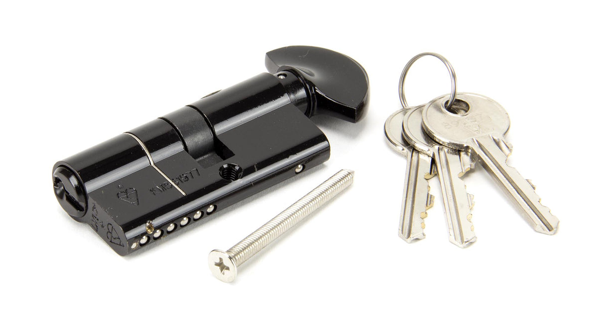 From The Anvil - Black 30T/35 6pin Euro Cylinder/Thumbturn | Sku. 91864 | Trade Door Handles.