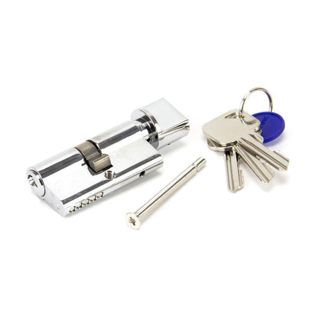 From The Anvil - Polished Chrome 30/30 Euro Cylinder/Thumbturn | Sku. 91868 | Trade Door Handles.
