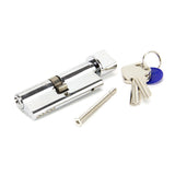 From The Anvil - Polished Chrome 40/40 Euro Cylinder/Thumbturn | Sku. 91872 | Trade Door Handles.