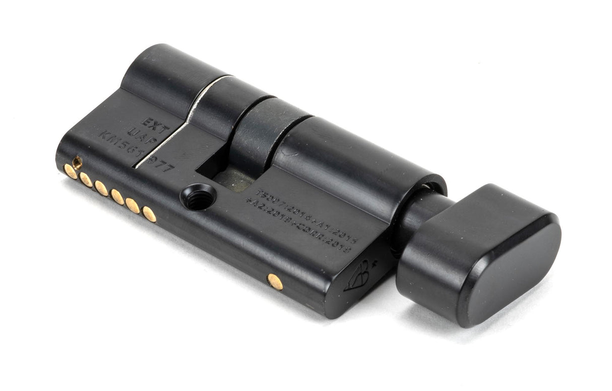 From The Anvil - Black 30/30 6pin Euro Cylinder/Thumbturn KA | Sku. 91873 | Trade Door Handles.