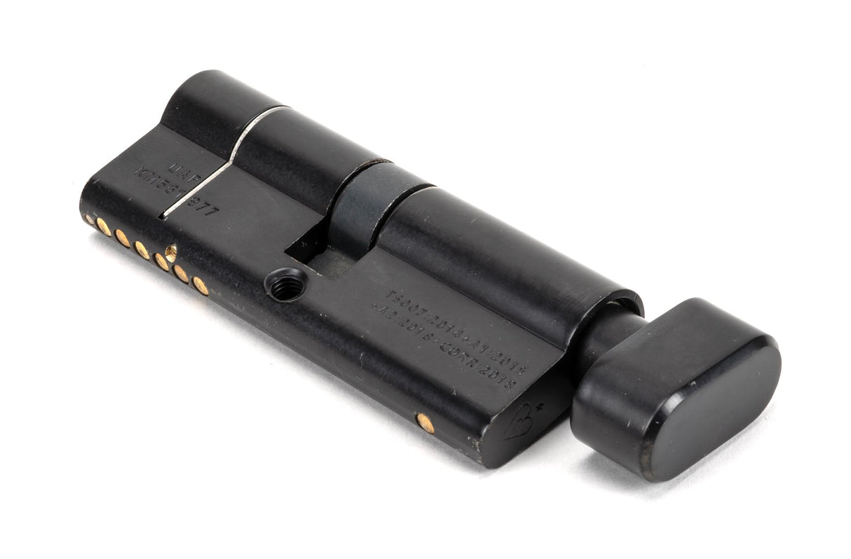 From The Anvil - Black 40/40 6pin Euro Cylinder/Thumbturn KA | Sku. 91874 | Trade Door Handles.