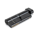 From The Anvil - Black 40/40 6pin Euro Cylinder/Thumbturn KA | Sku. 91874 | Trade Door Handles.