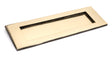 From The Anvil - Aged Brass Large Letter Plate | Sku. 91881 | Trade Door Handles.