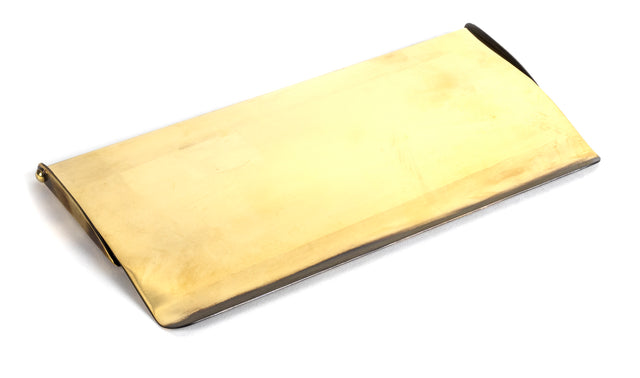 From The Anvil - Aged Brass Small Letter Plate Cover | Sku. 91882 | Trade Door Handles.