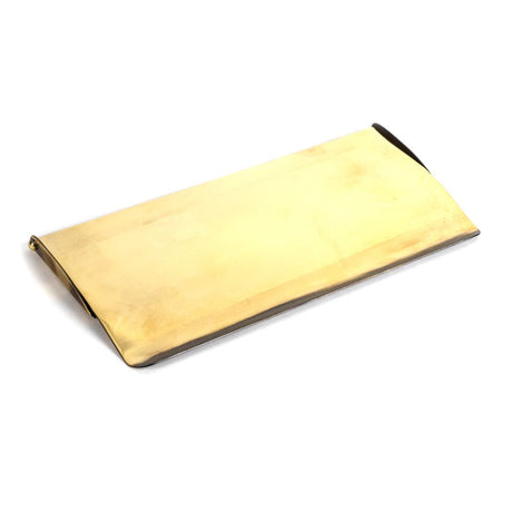 From The Anvil - Aged Brass Small Letter Plate Cover | Sku. 91882 | Trade Door Handles.