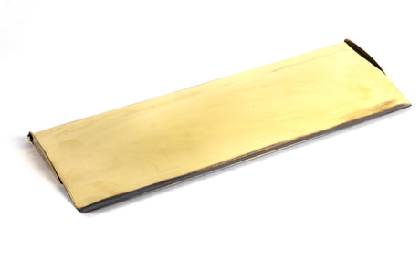 From The Anvil - Aged Brass Large Letter Plate Cover | Sku. 91883 | Trade Door Handles.