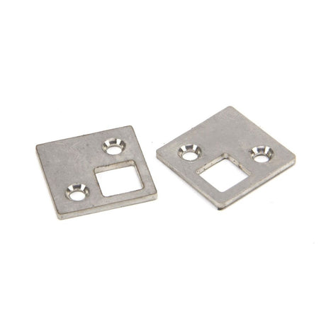 From The Anvil - SS Corner Shoot Bolt Keeps (PR) | Sku. 91887 | Trade Door Handles.