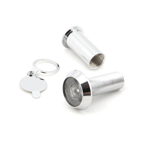 From The Anvil - Polished Chrome Door Viewer 180 Degree (34-56mm Door) | Sku. 91897 | Trade Door Handles.