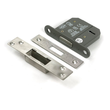 From The Anvil - SS 3" 5 Lever BS Deadlock KA | Sku. 91902 | Trade Door Handles.
