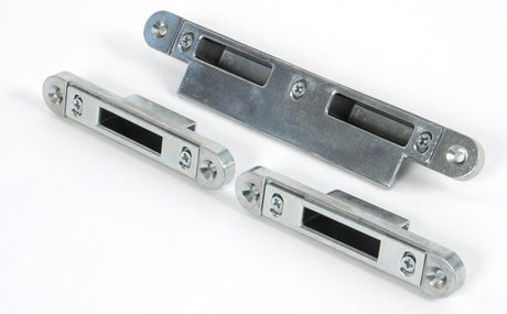 From The Anvil - Bright Zinc Plated Espag Keep Set - 44mm Door | Sku. 91909 | Trade Door Handles.