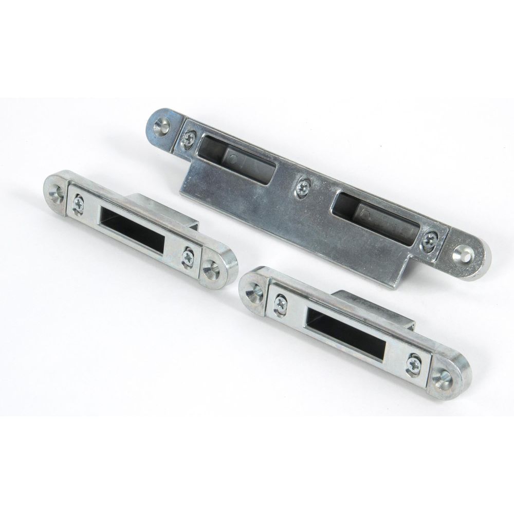 From The Anvil - Bright Zinc Plated Espag Keep Set - 44mm Door | Sku. 91909 | Trade Door Handles.