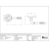 From The Anvil - Polished Bronze Reeded Lever on Rose Set | Sku. 91917 | Trade Door Handles.