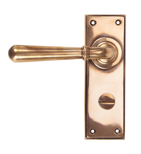 From The Anvil - Polished Bronze Newbury Lever Bathroom Set | Sku. 91921 | Trade Door Handles.