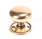 From The Anvil - Polished Bronze Mushroom Mortice/Rim Knob Set | Sku. 91925 | Trade Door Handles.