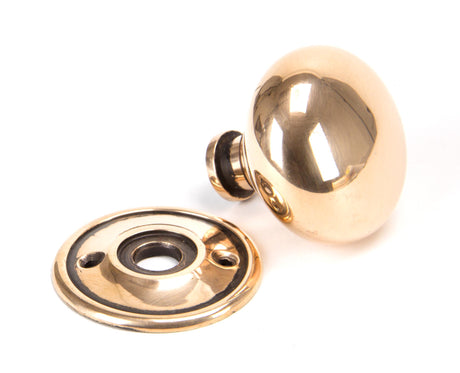 From The Anvil - Polished Bronze Mushroom Mortice/Rim Knob Set | Sku. 91925 | Trade Door Handles.