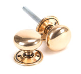 From The Anvil - Polished Bronze Mushroom Mortice/Rim Knob Set | Sku. 91925 | Trade Door Handles.