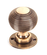 From The Anvil - Polished Bronze Heavy Beehive Mortice/Rim Knob Set | Sku. 91926 | Trade Door Handles.