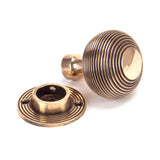 From The Anvil - Polished Bronze Heavy Beehive Mortice/Rim Knob Set | Sku. 91926 | Trade Door Handles.