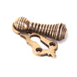 From The Anvil - Polished Bronze Beehive Escutcheon | Sku. 91929 | Trade Door Handles.