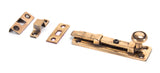 From The Anvil - Polished Bronze 4" Universal Bolt | Sku. 91935 | Trade Door Handles.