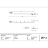 From The Anvil - Polished Bronze 10" Reeded Stay | Sku. 91939 | Trade Door Handles.