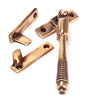 From The Anvil - Polished Bronze Night-Vent Locking Reeded Fastener | Sku. 91941 | Trade Door Handles.