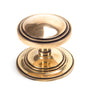 From The Anvil - Polished Bronze Art Deco Centre Door Knob | Sku. 91946 | Trade Door Handles.