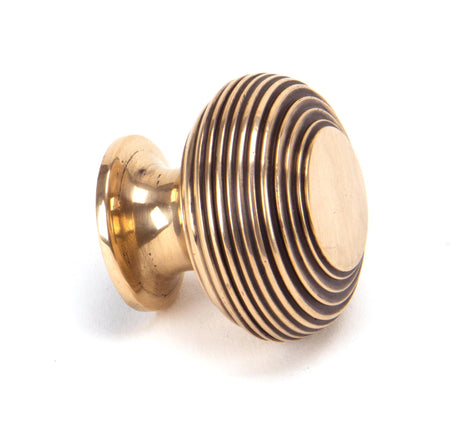 From The Anvil - Polished Bronze Beehive Cabinet Knob 40mm | Sku. 91947 | Trade Door Handles.