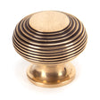 From The Anvil - Polished Bronze Beehive Cabinet Knob 40mm | Sku. 91947 | Trade Door Handles.