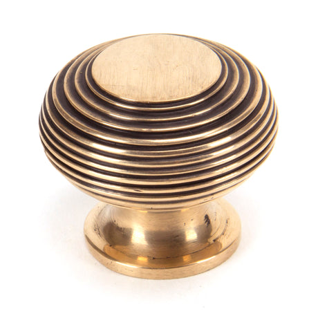 From The Anvil - Polished Bronze Beehive Cabinet Knob 40mm | Sku. 91947 | Trade Door Handles.
