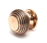 From The Anvil - Polished Bronze Beehive Cabinet Knob 30mm | Sku. 91948 | Trade Door Handles.