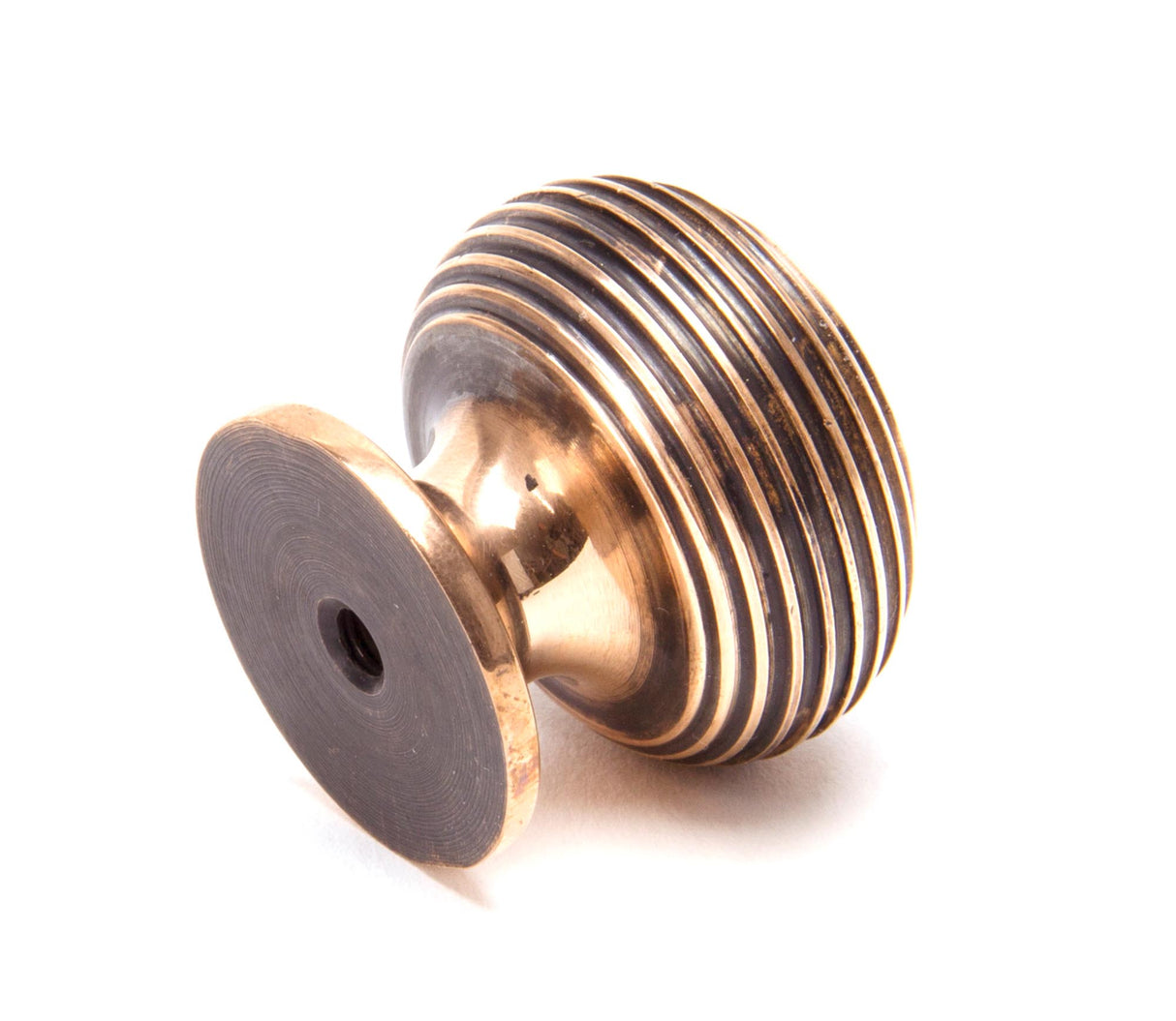 From The Anvil - Polished Bronze Beehive Cabinet Knob 30mm | Sku. 91948 | Trade Door Handles.