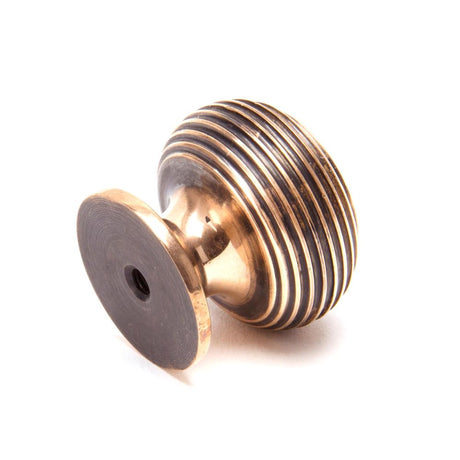 From The Anvil - Polished Bronze Beehive Cabinet Knob 30mm | Sku. 91948 | Trade Door Handles.