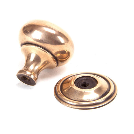 From The Anvil - Polished Bronze Mushroom Cabinet Knob 38mm | Sku. 91949 | Trade Door Handles.