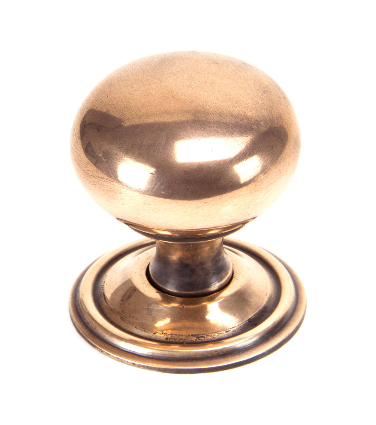 From The Anvil - Polished Bronze Mushroom Cabinet Knob 38mm | Sku. 91949 | Trade Door Handles.