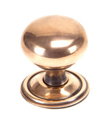 From The Anvil - Polished Bronze Mushroom Cabinet Knob 38mm | Sku. 91949 | Trade Door Handles.