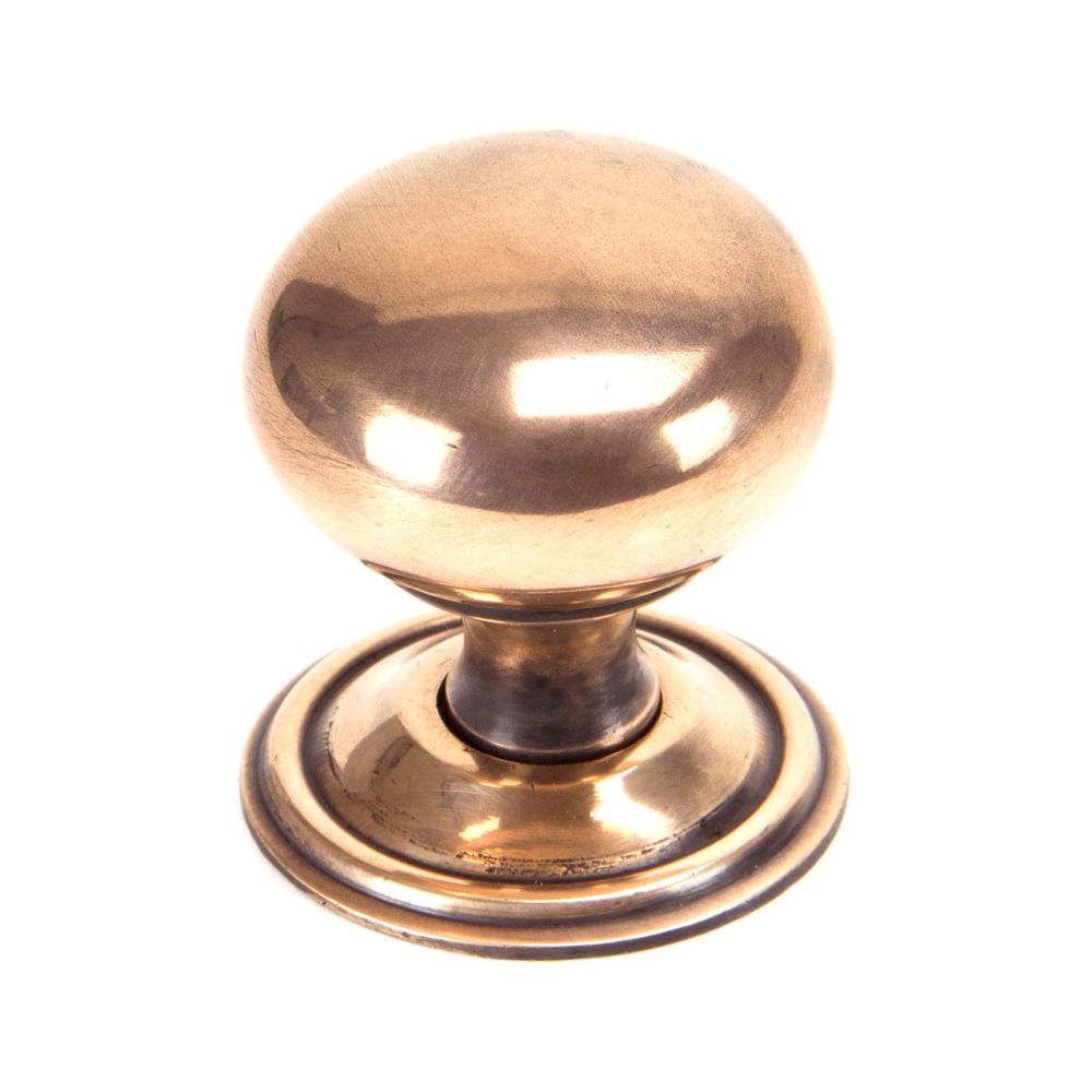 From The Anvil - Polished Bronze Mushroom Cabinet Knob 38mm | Sku. 91949 | Trade Door Handles.