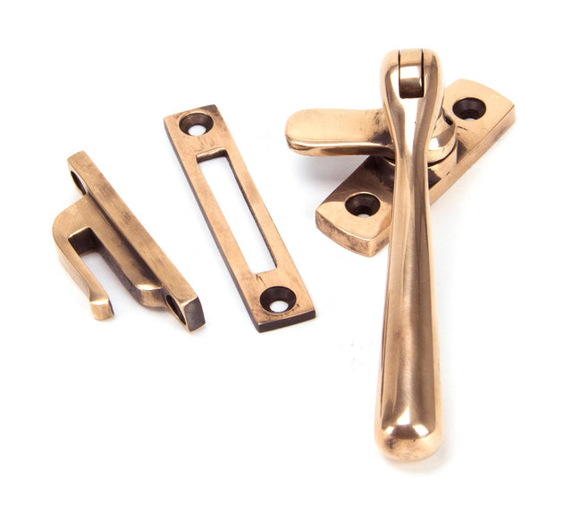 From The Anvil - Polished Bronze Locking Newbury Fastener | Sku. 91951 | Trade Door Handles.