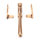 From The Anvil - Polished Bronze Night-Vent Locking Newbury Fastener | Sku. 91952 | Trade Door Handles.