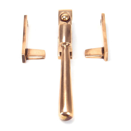 From The Anvil - Polished Bronze Night-Vent Locking Newbury Fastener | Sku. 91952 | Trade Door Handles.