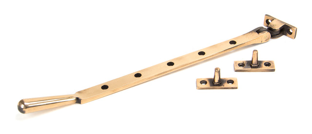 From The Anvil - Polished Bronze 12" Newbury Stay | Sku. 91957 | Trade Door Handles.