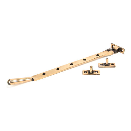 From The Anvil - Polished Bronze 12" Newbury Stay | Sku. 91957 | Trade Door Handles.