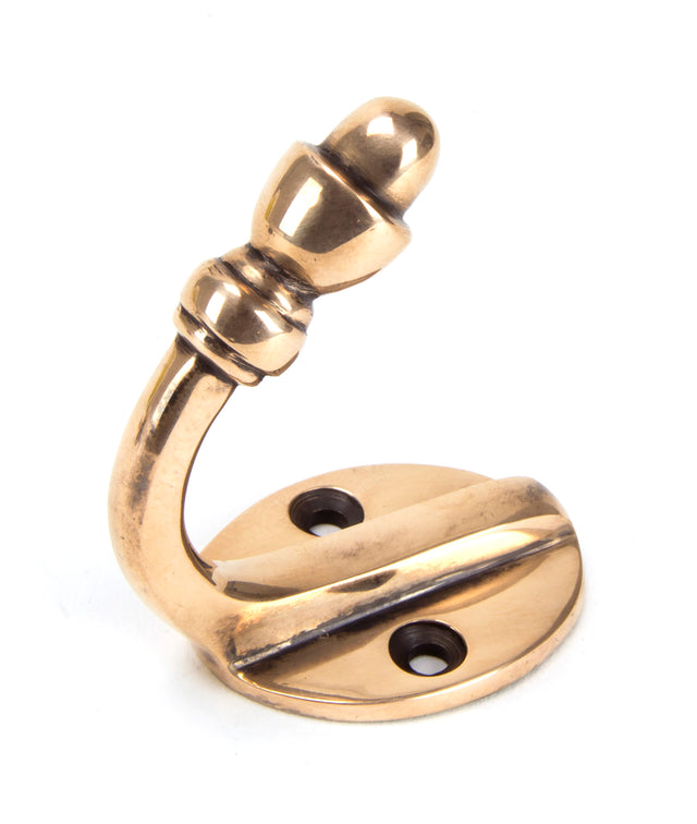 From The Anvil - Polished Bronze Coat Hook | Sku. 91962 | Trade Door Handles.