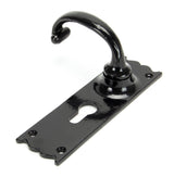 From The Anvil - Black Cottage Lever Euro Lock Set | Sku. 91966 | Trade Door Handles.